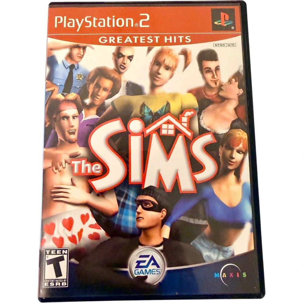 EA Games The Sims & Bustin Out PlayStation 2 PS2‎ Greatest Hits Bundle Good
